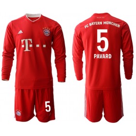 Maillot Bayern Munich Benjamin Pavard 5 Enfant Domicile 2020/2021 Manche Longue